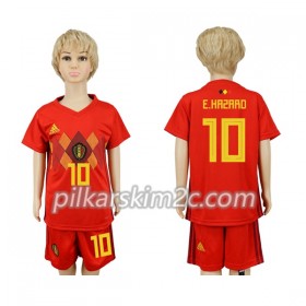 Koszulka Belgia Hazard 10 Dziecięca Główna Mistrzostwa Świata 2018 - Koszulki Piłkarskie